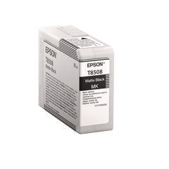 Epson T85080N UltraChrome HD Matte Black Ink Cartridge (80 ml) - Image Pro International